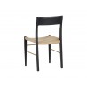 Sunpan Bondi Dining Chair in Black - Back Angle