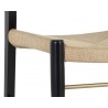 Sunpan Bondi Dining Chair in Black - Seat Cloes-up