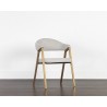 Sunpan Burgos Dining Armchair in Belfast Heather Grey - Lifestyle