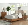  Alpine Furniture Flynn Retro Full Bed in Acorn - Lifestyle -  Alpine Furniture Flynn Retro Full Bed in Acorn - Lifestyle