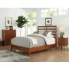 Alpine Furniture Flynn Retro Queen Bed in Acorn - Lifestyle - Alpine Furniture Flynn Retro Queen Bed in Acorn - Lifestyle