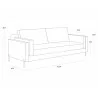 Lonsdale Sofa - Broderick Natural - Dimensions - Lonsdale Sofa - Broderick Natural - Dimensions