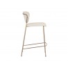 Odesa Counter Stool - Dillon Cream - Side Angle