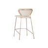 Odesa Counter Stool - Dillon Cream - Back Angle