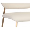 Odesa Counter Stool - Dillon Cream - Seat Close-up