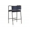 Sunpan Brenan Counter Stool in Bravo Admiral - Back Angle
