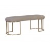 Sunpan Rayla Bench Belfast Oyster Shell