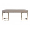 Sunpan Rayla Bench Belfast Oyster Shell Front