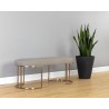 Sunpan Rayla Bench Belfast Oyster Shell