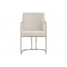 Sunpan Rayla Dining Armchair Belfast Oatmeal Front