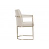 Sunpan Rayla Dining Armchair Belfast Oatmeal Side