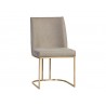 Sunpan Rayla Dining Chair Front Belfast Oyster Shell