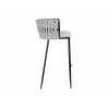Sarai Barstool - Belfast Heather Grey - Side Angle - Sarai Barstool - Belfast Heather Grey - Side Angle
