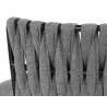 Sarai Counter Stool - Belfast Koala Grey - Back Angle Close-up - Sarai Counter Stool - Belfast Koala Grey - Back Angle Close-up