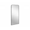 Sunpan Calabasas Floor Mirror In Black - Angled - Sunpan Calabasas Floor Mirror In Black - Angled