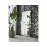 Sunpan Calabasas Floor Mirror In Black - Lifestyle 2 - Sunpan Calabasas Floor Mirror In Black - Lifestyle 2