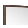 Sunpan Bridgeport Floor Mirror in Dark Brown - Edge Close-up