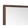 Sunpan Bridgeport Floor Mirror in Dark Brown - Edge Close-up - Sunpan Bridgeport Floor Mirror in Dark Brown - Edge Close-up