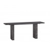 Sunpan Rebel Console Table Grey Marble / Charcoal Grey
