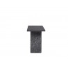 Sunpan Rebel Console Table Grey Marble / Charcoal Grey Side