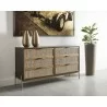 Sunpan Avida Dresser in Gold and Black/Natural - Lifestyle - Sunpan Avida Dresser in Gold and Black/Natural - Lifestyle