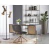 Sunpan Avida Desk in Gold and Black/natural - Lifestyle