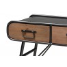 Santo Modern and Contemporary 3-Drawer Entryway Console Table - Drawer Close-Up