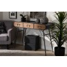 Santo Modern and Contemporary 3-Drawer Entryway Console Table - Lifestyle