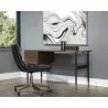 Sunpan Clark Desk In Walnut - Lifestyle  - Sunpan Clark Desk In Walnut - Lifestyle 