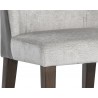 Gisele Dining Chair - Polo Club Stone / Overcast Grey - Seat Close-up