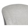 Gisele Dining Chair - Polo Club Stone / Overcast Grey - Seat Back Close-up