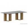 Sunpan Denver Dining Table Base - 2 Peces Angled