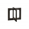 Sunpan Cypher Dining Table Base in Wood And Dark Brown - Base Frame