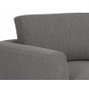 Sunpan Byward Sofa In Liv Smoke - Arm Close-up