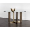 Sunpan Rejane Dining Table Base - Lifestyle