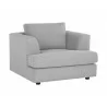Sunpan Cascade Armchair In Liv Dove - Angled - Sunpan Cascade Armchair In Liv Dove - Angled