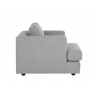 Sunpan Cascade Armchair In Liv Dove - Side View