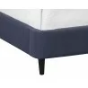  Sunpan Bath Bed King In Belfast Navy - Leg Close-up -  Sunpan Bath Bed King In Belfast Navy - Leg Close-up