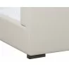 Sunpan Brittany Bed in Dillon Cream - King - Leg Close-up - Sunpan Brittany Bed in Dillon Cream - King - Leg Close-up