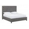 Sunpan Devon Bed in Koala Grey - Angled