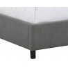 Sunpan Devon Bed in Koala Grey - Leg Close-up
