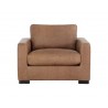 Sunpan Baylor Armchair in Marseille Camel Leather - Front