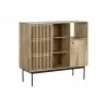 Sunpan Allard Highboard - Angled View with Opened Drawer - Sunpan Allard Highboard - Angled View with Opened Drawer