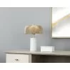 Sunpan Aludra Table Lamp in White Marble and Gold - Lifestyle - Sunpan Aludra Table Lamp in White Marble and Gold - Lifestyle