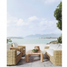 Sunset West Natural Teak Coffee Table - Lifestyle 2