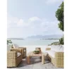 Sunset West Natural Teak Coffee Table - Lifestyle 2 - Sunset West Natural Teak Coffee Table - Lifestyle 2