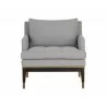 Sunpan Beckette Lounge Chair in Belfast Heather Grey - Front - Sunpan Beckette Lounge Chair in Belfast Heather Grey - Front