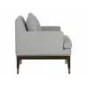 Sunpan Beckette Lounge Chair in Belfast Heather Grey - Side View - Sunpan Beckette Lounge Chair in Belfast Heather Grey - Side View