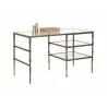 Sunpan Bruna Desk - Angled with Decor - Sunpan Bruna Desk - Angled with Decor