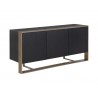 Sunpan Dalton Sideboard Black - Front Side Angle